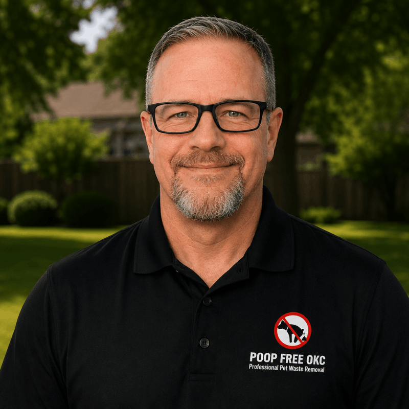 Carlton Wolf, owner of Poop Free OKC