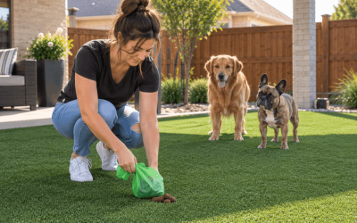 How to Clean Dog Poop From Artificial Turf